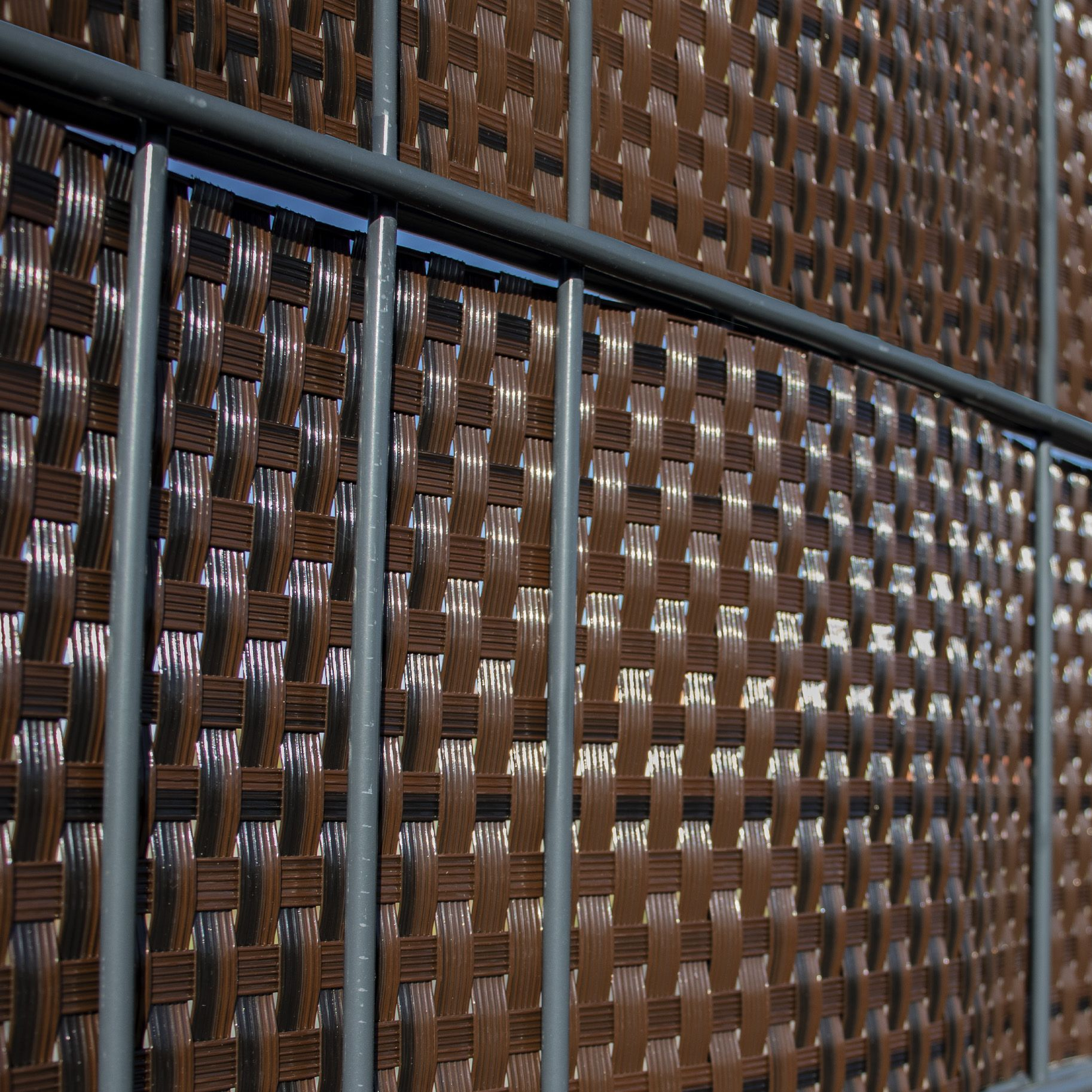 Sonderaktion | M-tec Lounge Rattanstreifen Schwarzbraun