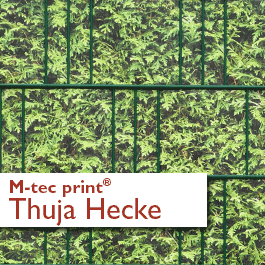 "M-tec print®" Zaunblenden Thuja Hecke