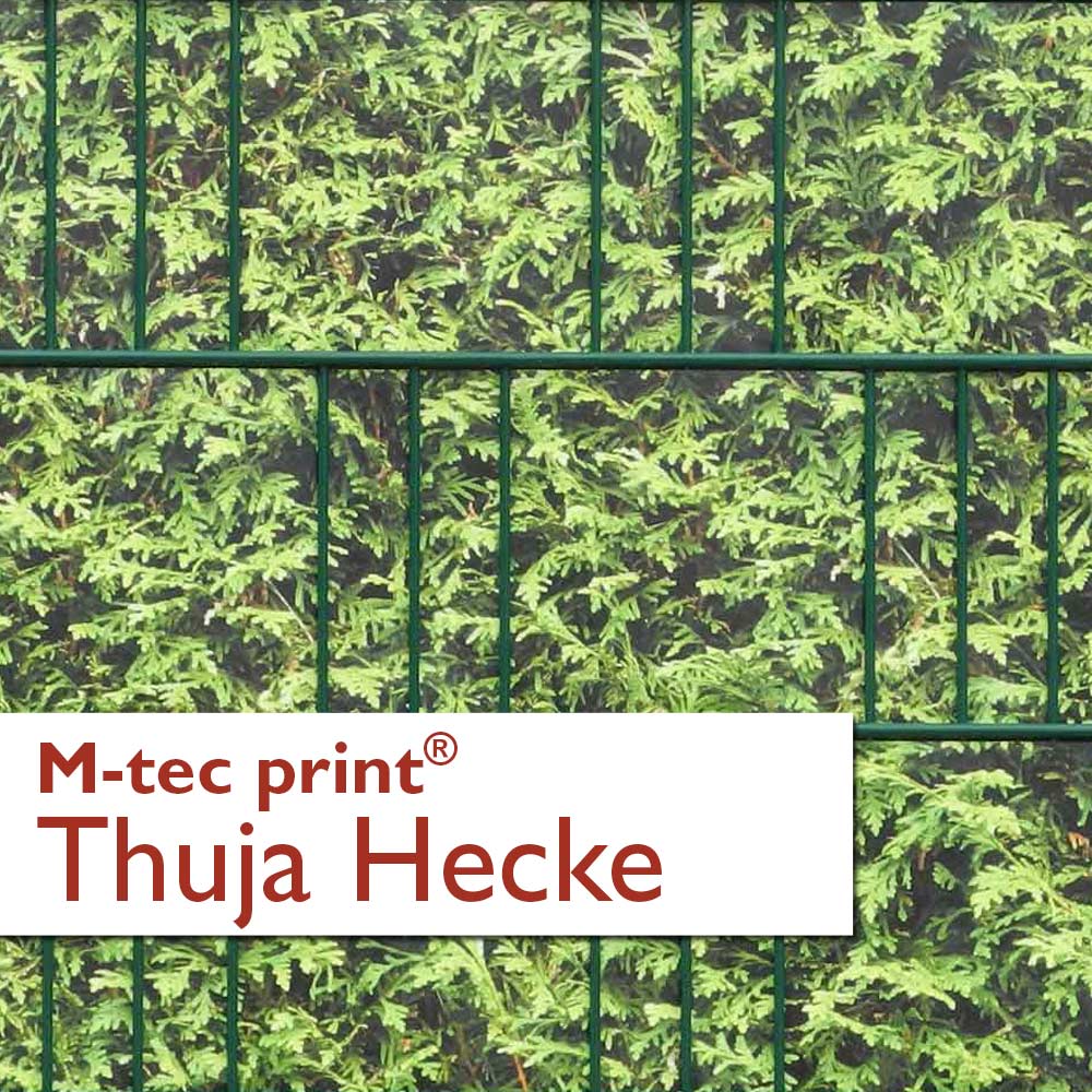 "M-tec print®" Zaunblenden Thuja Hecke