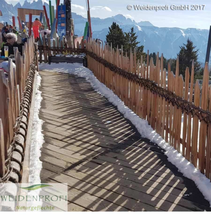 Staketenzaun Südtirol-100 x 100/125 cm