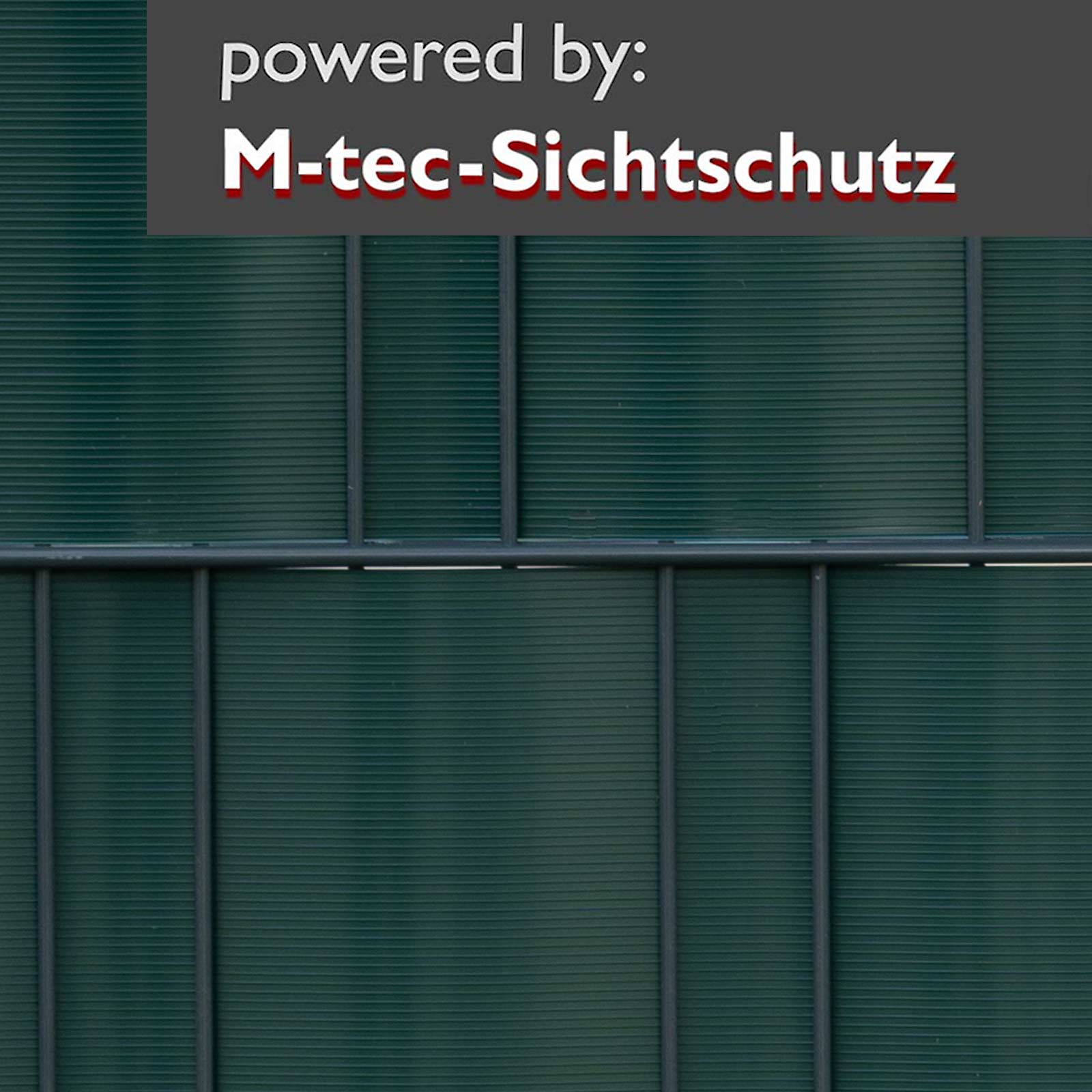 PP Sichtschutz Streifen 10er Pack Moosgrün