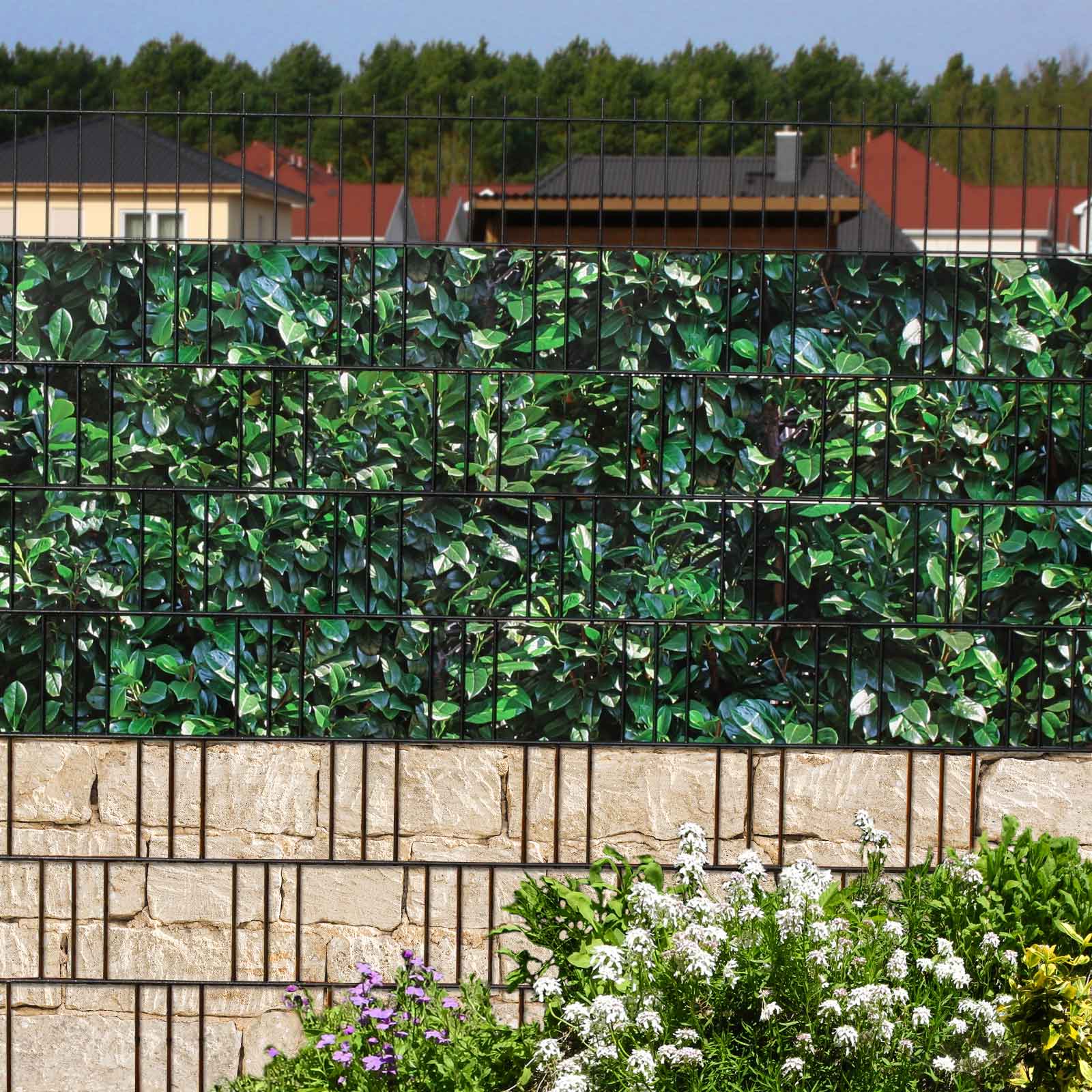 M-tec print® Brilliant | Sandsteinmauer 3er Pack