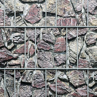 Sichtschutzstreifen Motiv Naturstein