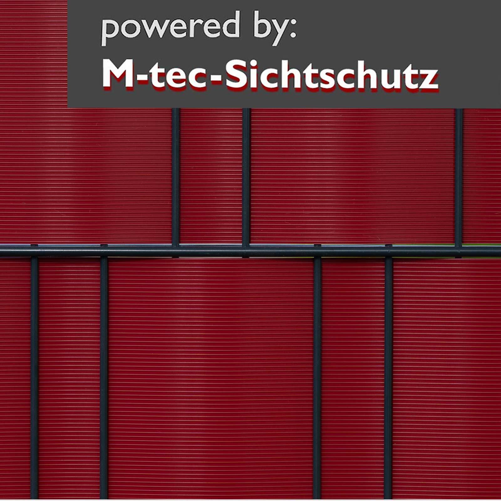 Robinrot PP Sichtschutz Streifen 10er Pack 