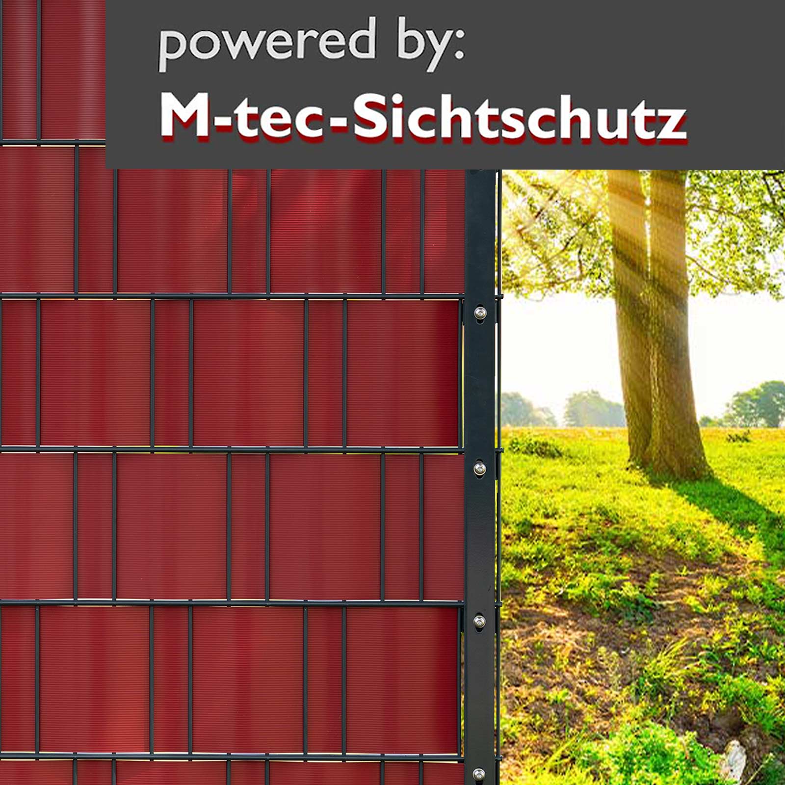 Robinrot PP Sichtschutz Streifen 10er Pack 