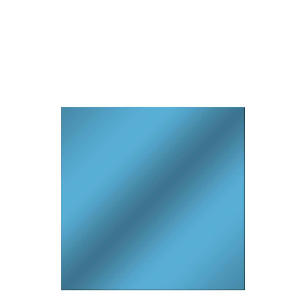Glasscheibe Glaswand System Vetro blau 120x120 cm