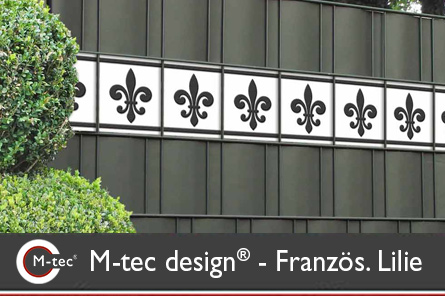 M-tec Designstreifen Französische Lilie