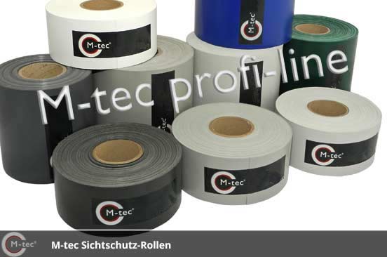 PVC M-tec Sichtschutzrollen
