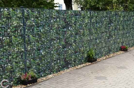 PVC Sichtschutz Kirschlorbeerhecke PVC Sichtschutz Kirschlorbeerhecke