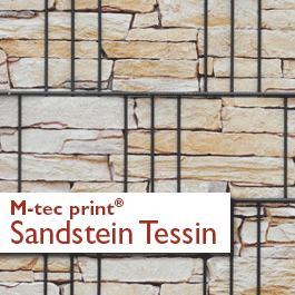 M-tec print® Weich-PVC - Sandstein Tessin