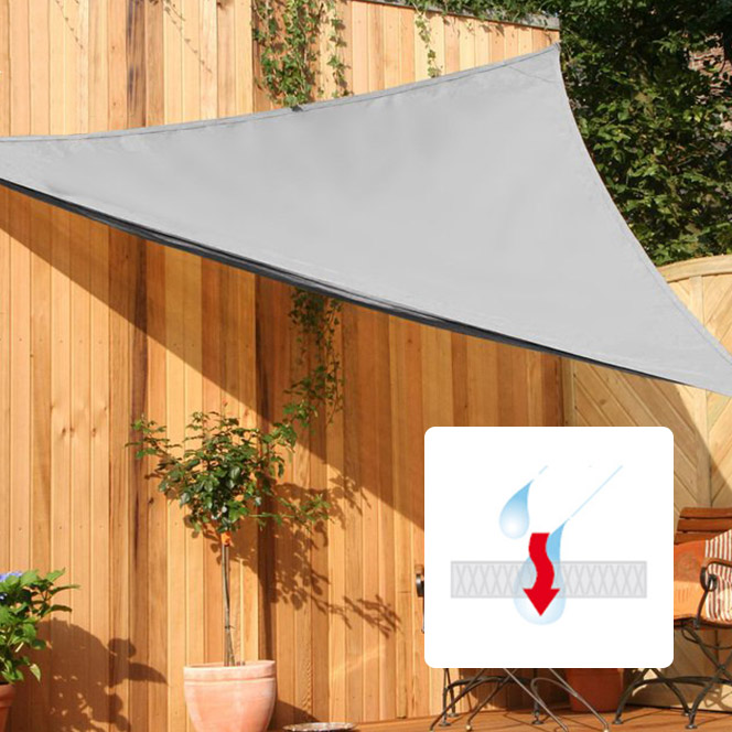 Dreiecksonnensegel-grau-3,60 m