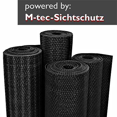 M-tec lounge Rattanmatte schwarz