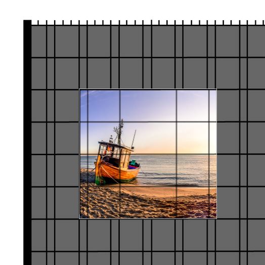 M-tec PRINT® Zaunfenster | Motiv Sonnenaufgang