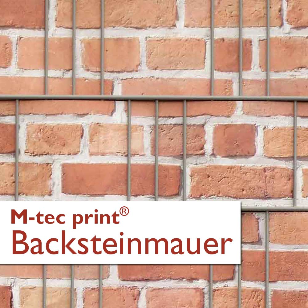 "M-tec print®" Weich-PVC Backsteinmauer