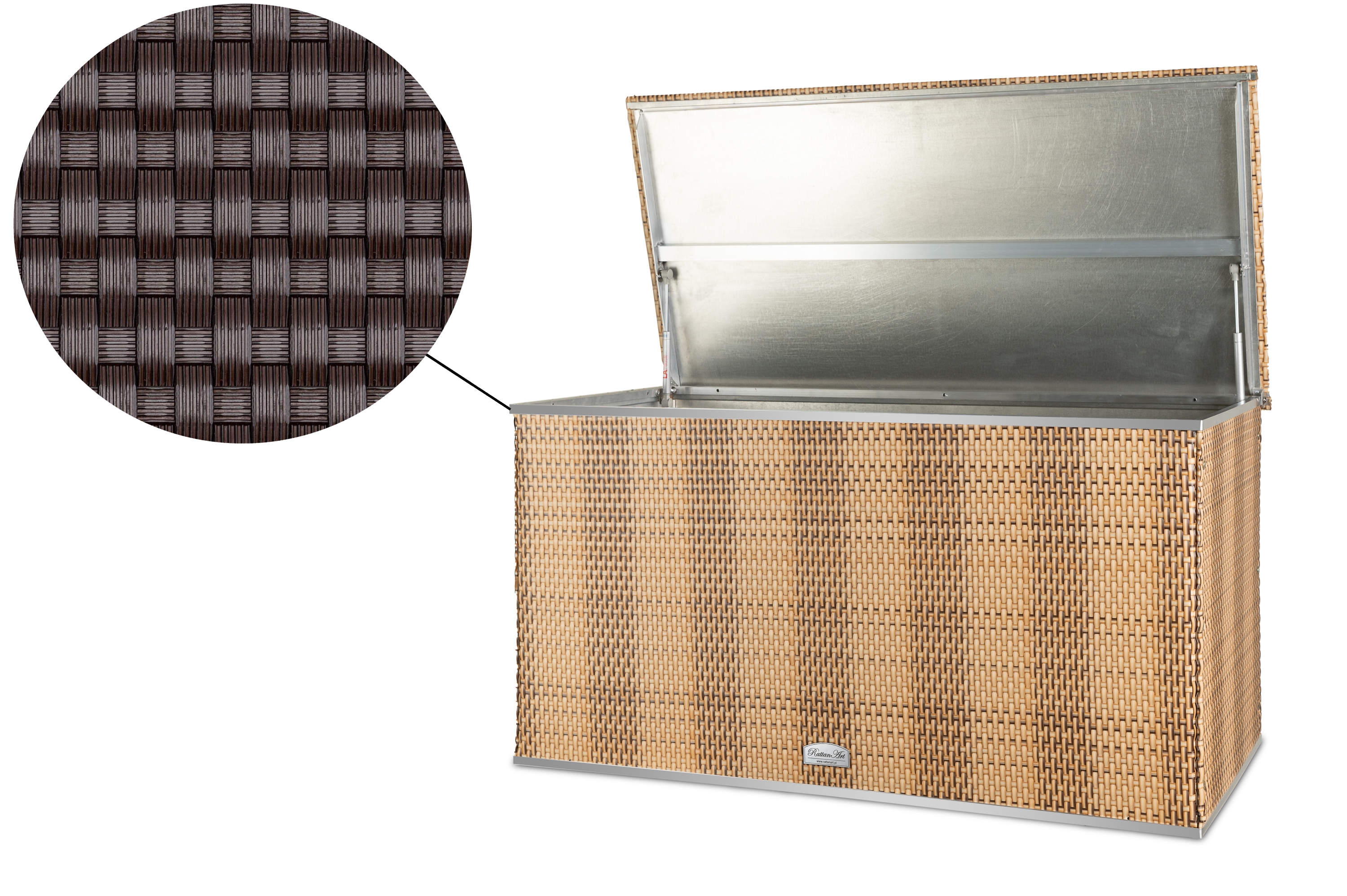 Polyrattan Kissenbox