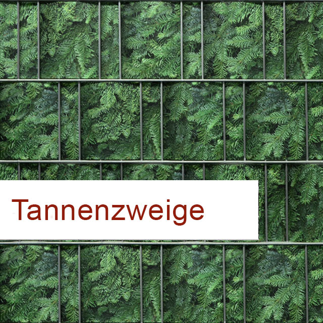 Sichtschutz bedruckt Tannenzweige