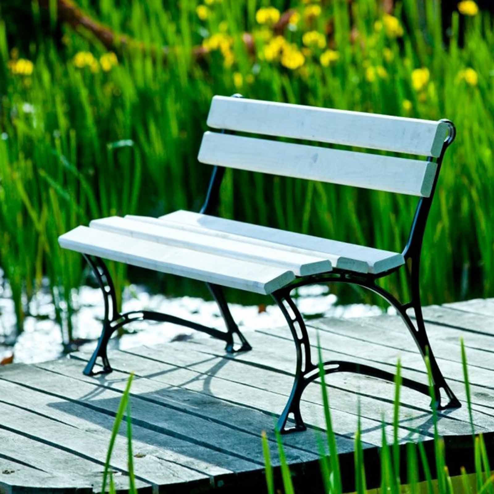 Gartenbank-weiß-180 cm-nein