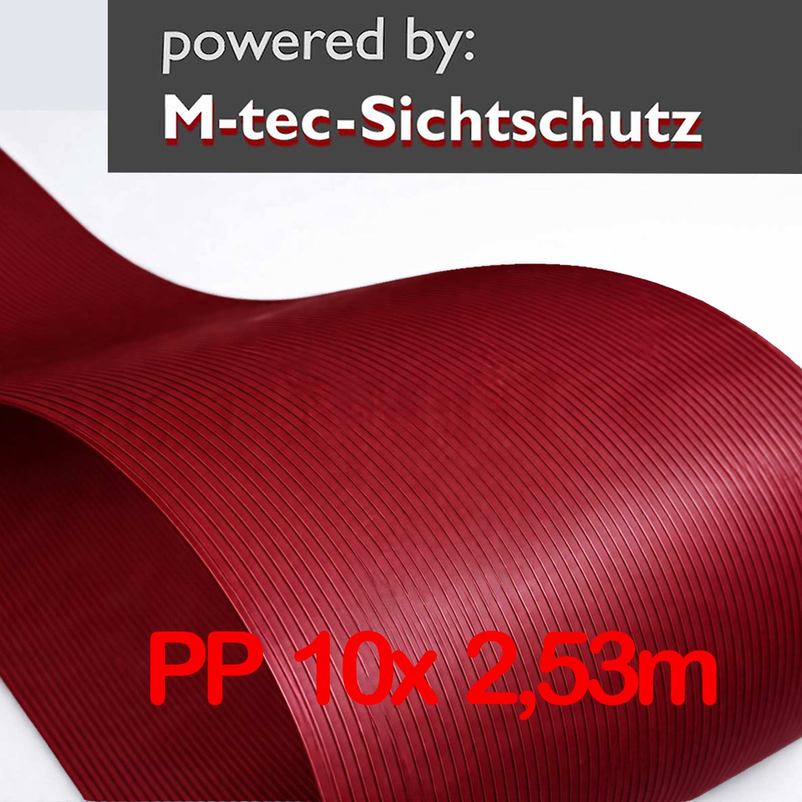 Robinrot PP Sichtschutz Streifen 10er Pack 