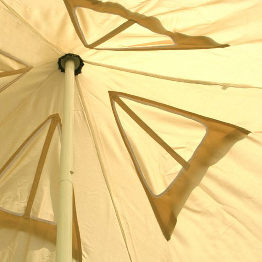 Viereck Sonnensegel Pyramide Innenansicht Viereck Sonnensegel Pyramide