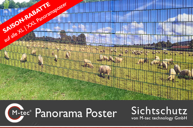 Panorama Sichtschutz Poster