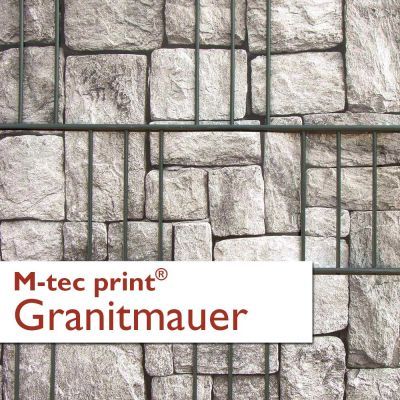 M-tec print® Brilliant | Granitmauer 3er Pack