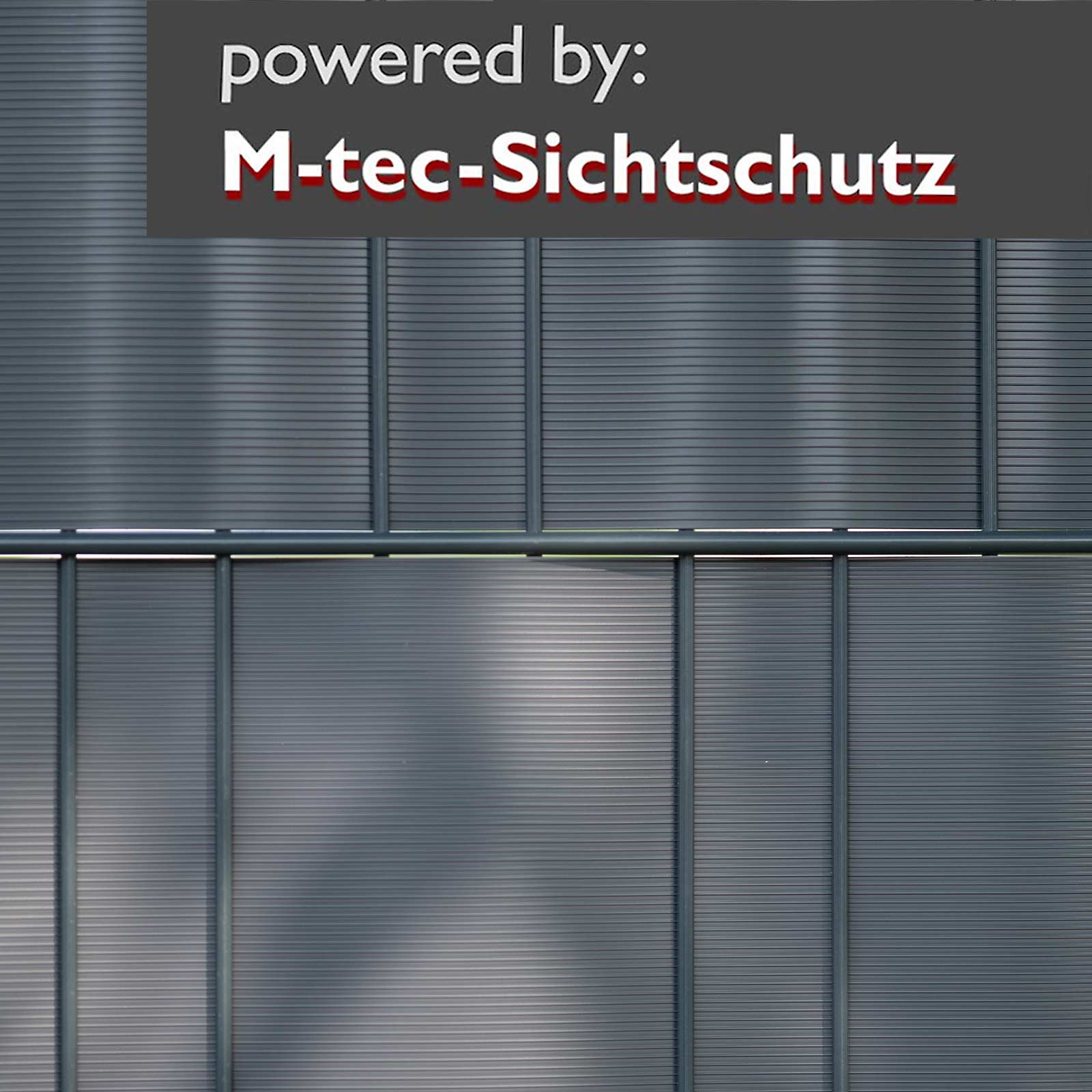 PP Sichtschutz Streifen 10er Pack anthrazit