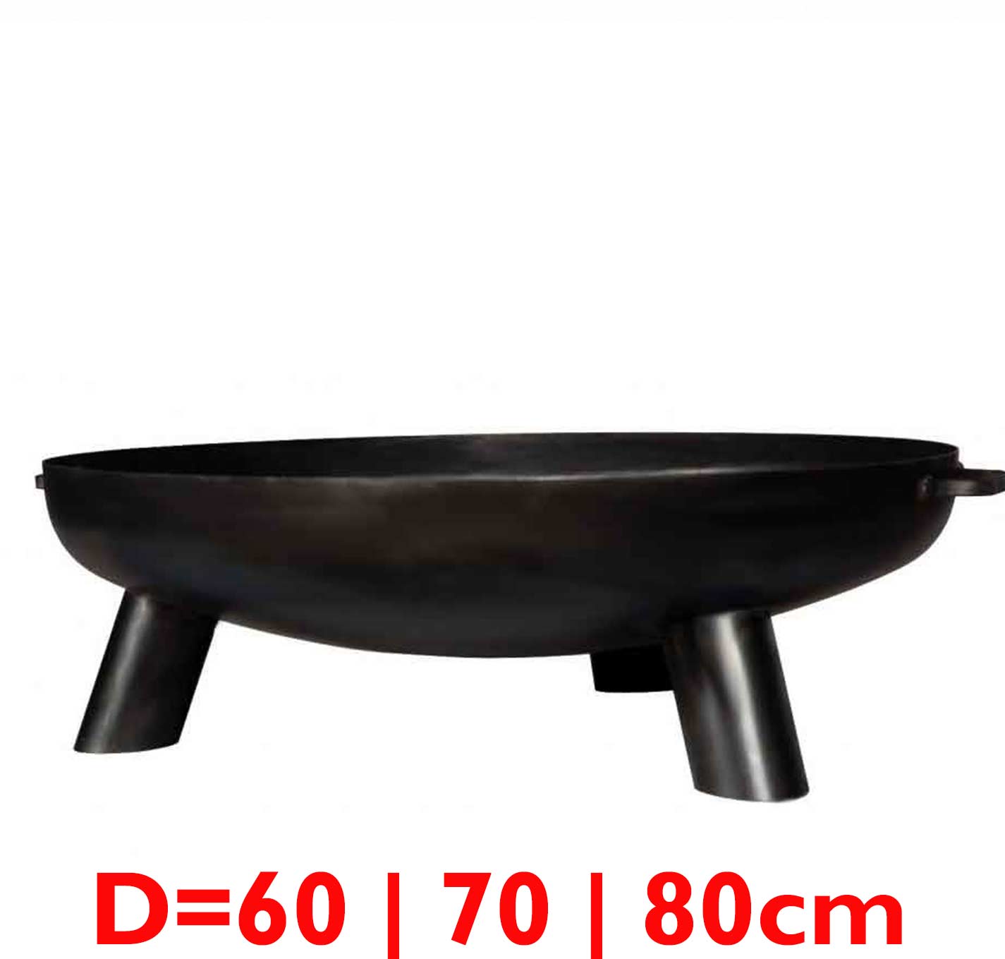 Klassische Feuerschale "T U R I N" in drei Größen d= 60cm