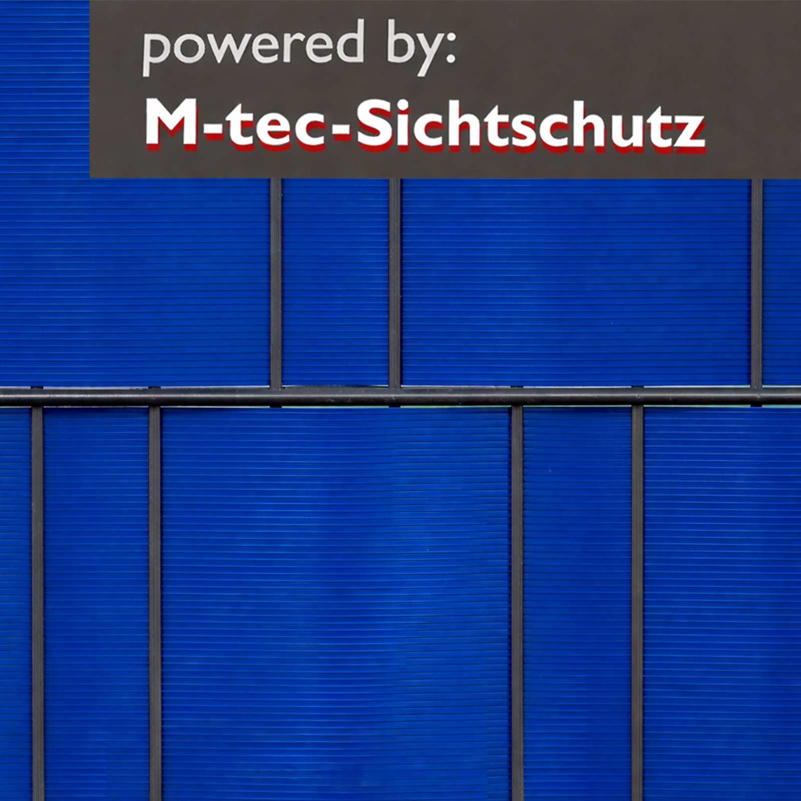 PP Sichtschutz Streifen 10er Pack Königsblau