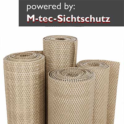 M-tec lounge Rattanmatte creme-beige