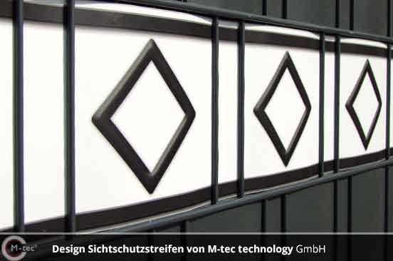 m-tec design sichtschutzstreifen