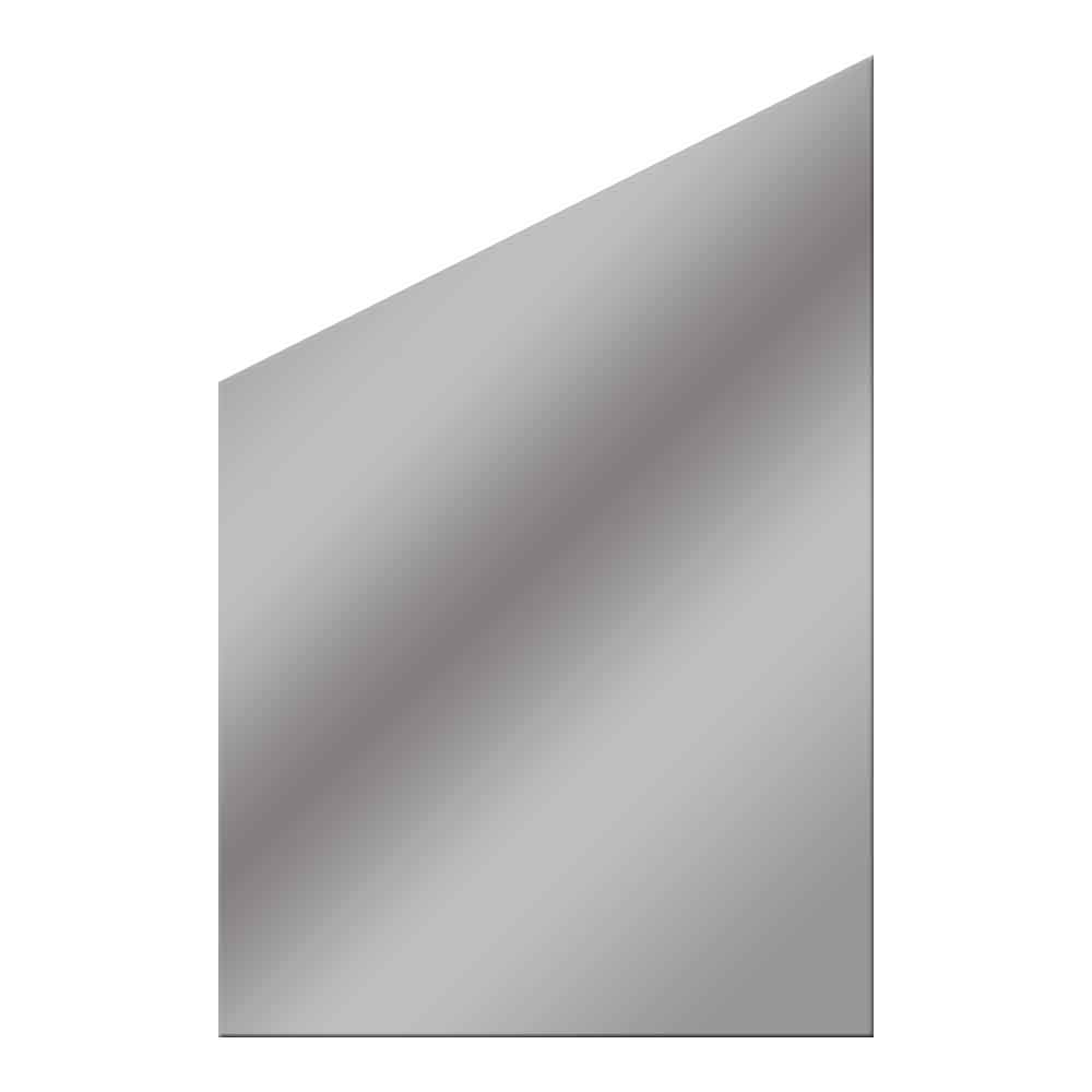 Glasscheibe Glaswand System Vetro schräg  grau 120 x 180|120 cm