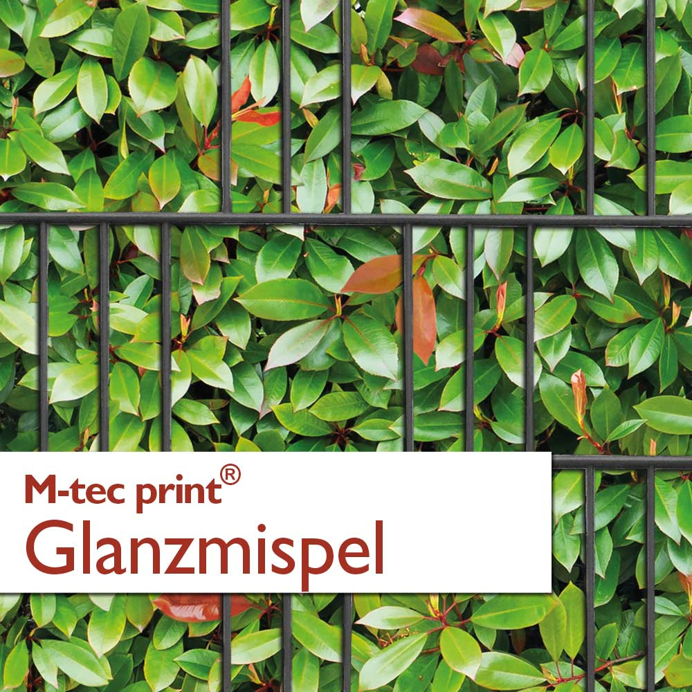 "M-tec print®" Weich-PVC - Glanzmispel | 9er Pack