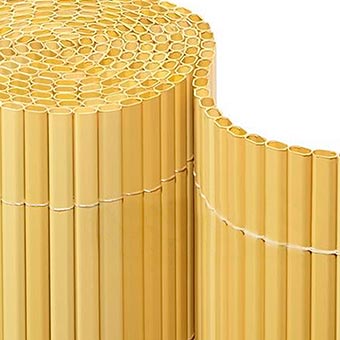 Balkonsichtschutzmatte Kompakt PVC - bambus 0,80x3m