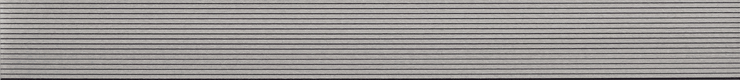 WPC Zaunbrett Zierrille als 3er Pack-hellgrau-20 x 1800 x 195 mm