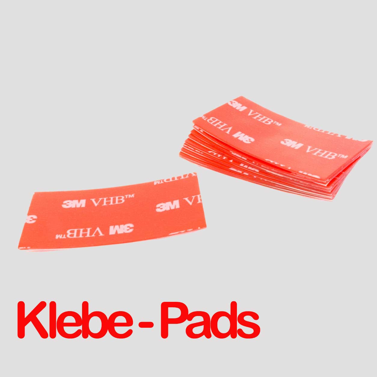 10 hochtransparent doppelseitig 50mm x 25mm Klebepads