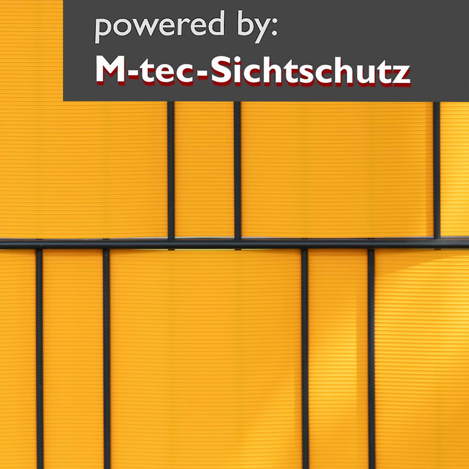 PP Sichtschutz Streifen melonengelb 10er Pack