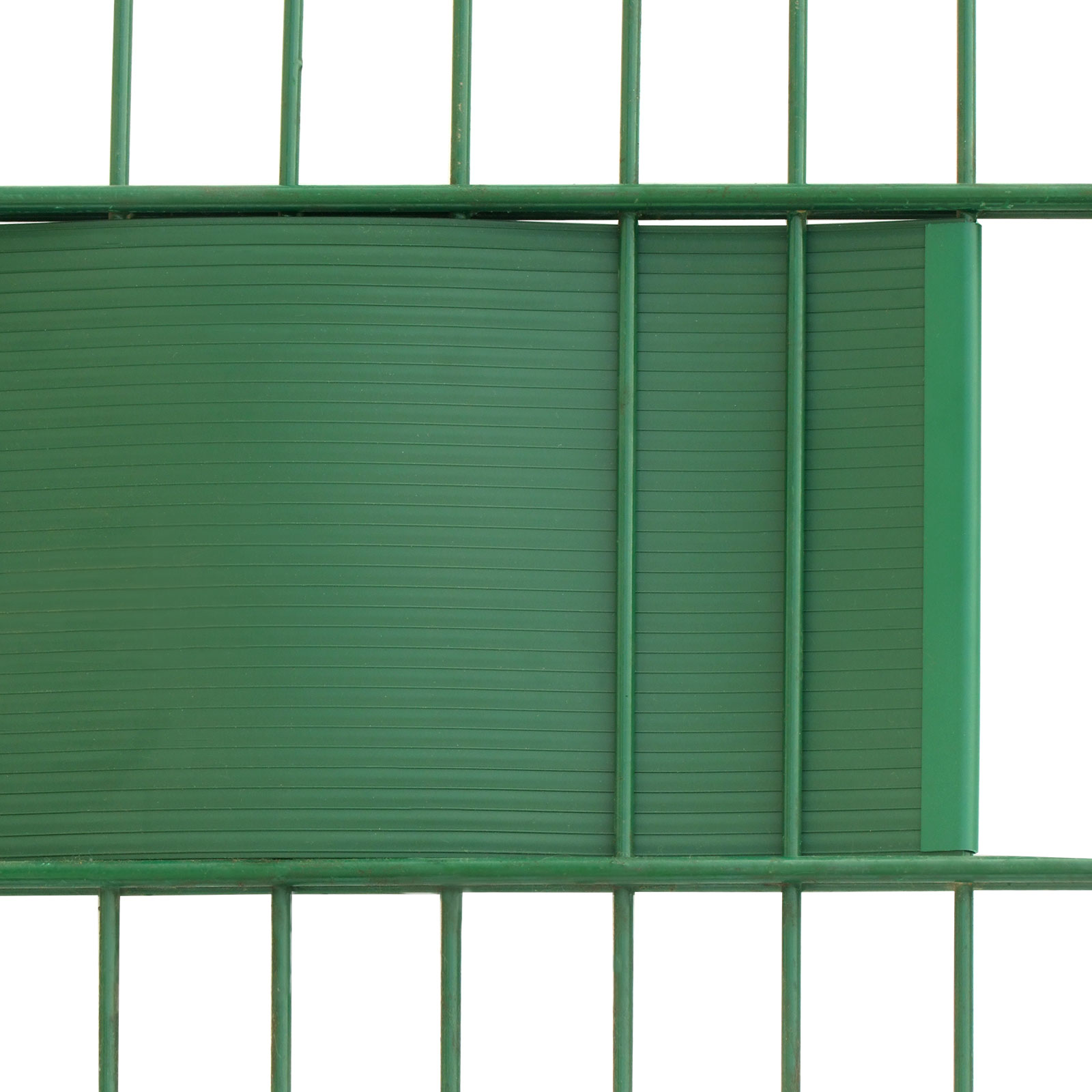 Sichtschutzstreifen Hart - PVC steingrau | 19cm | 9 Streifen