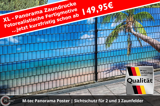 M-tec Zaundruck Panorama Poster