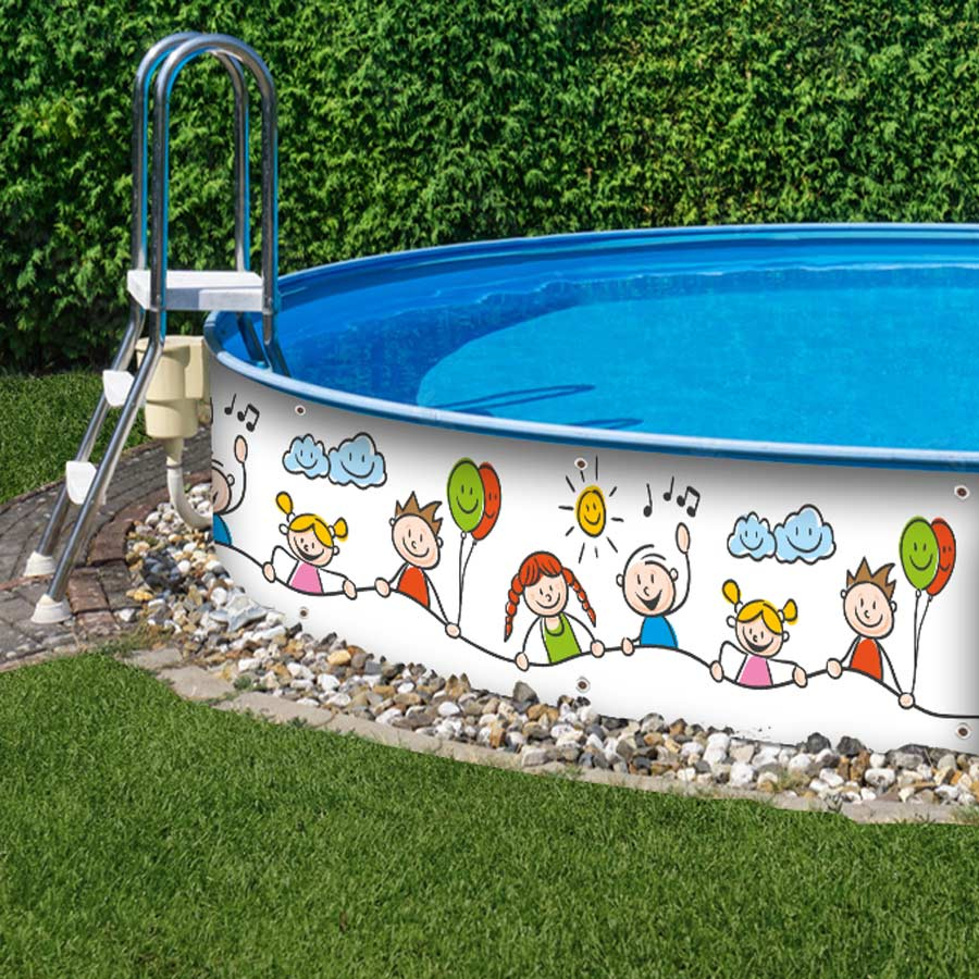 M-tec print® Poolverkleidung Happy Kids