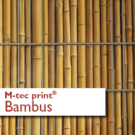 "M-tec print®" Zaunstreifen Bambus