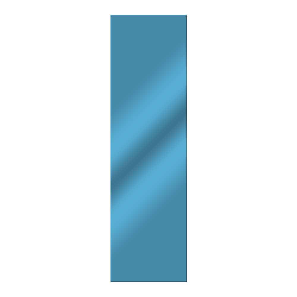 Glasscheibe Glaswand System Vetro blau 51,5x180 cm