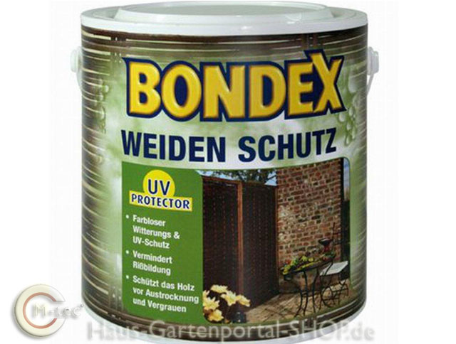 Pflegemittel Bondex - Weidenholz Schutz-     0,75 Liter