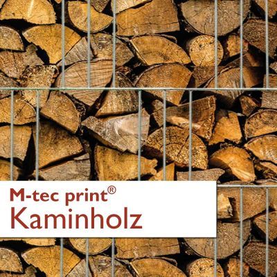 M-tec print® Brilliant | Kaminholz 3er Pack