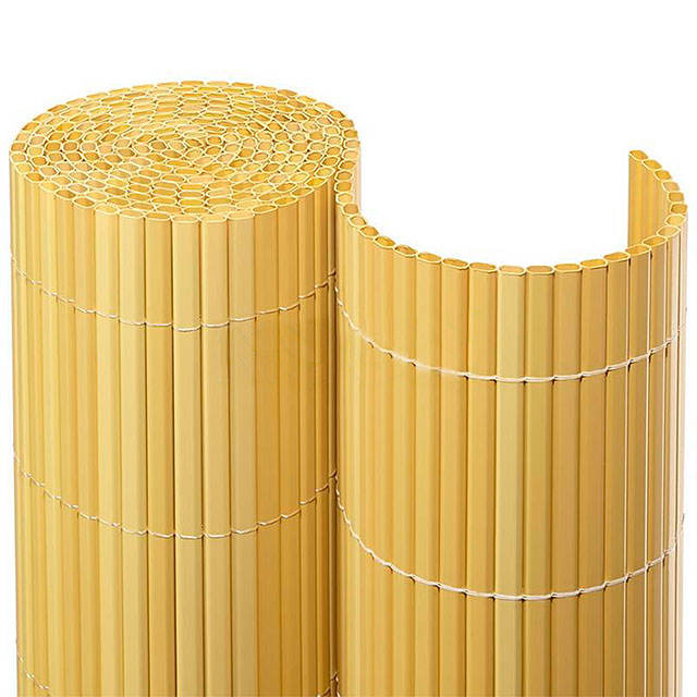 Balkonsichtschutzmatte Kompakt PVC - bambus 0,80x3m