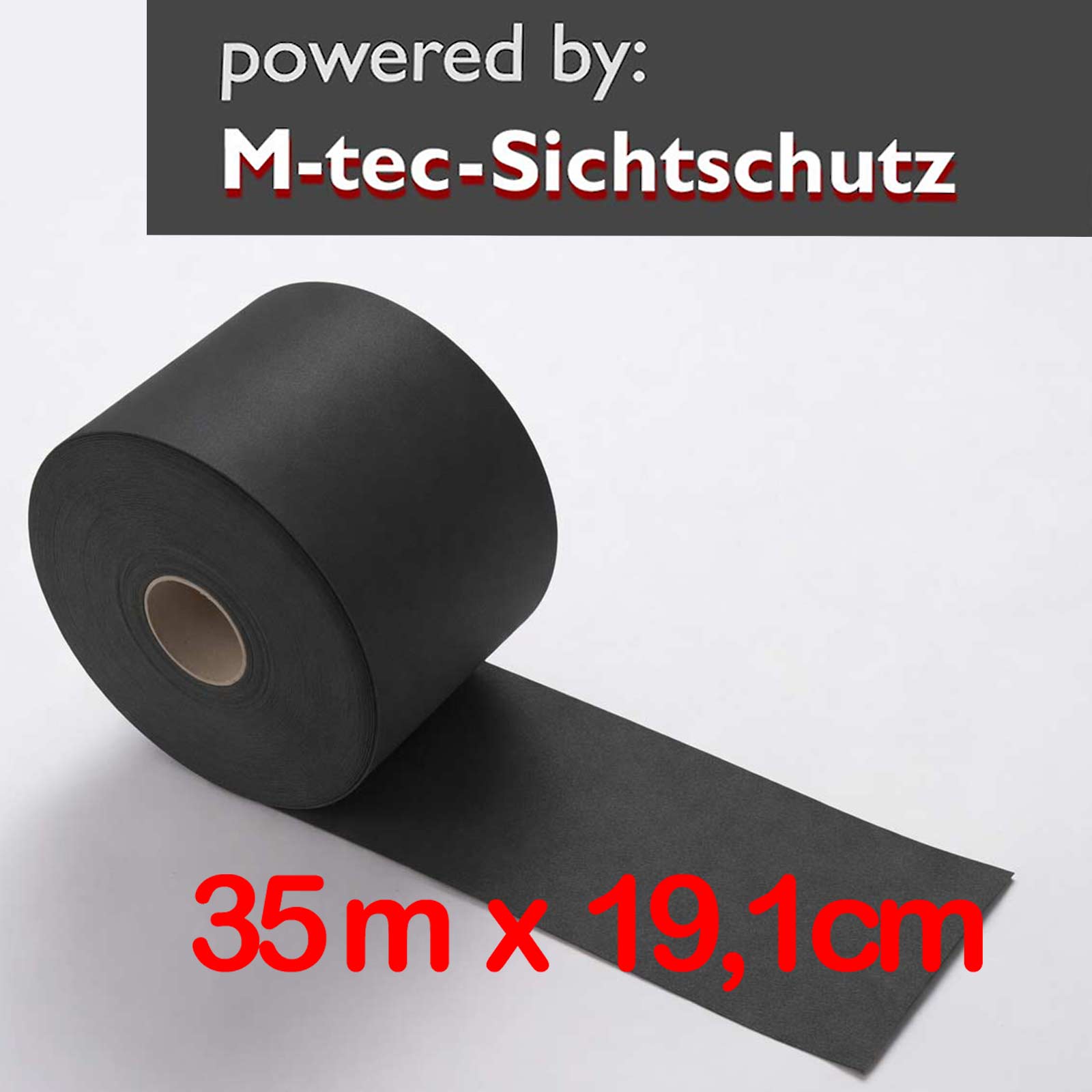 35lfm PP Rolle anthrazit  Lederstruktur