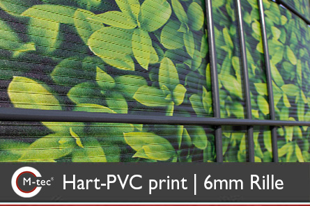 Hart-PVC print 6mm Rille