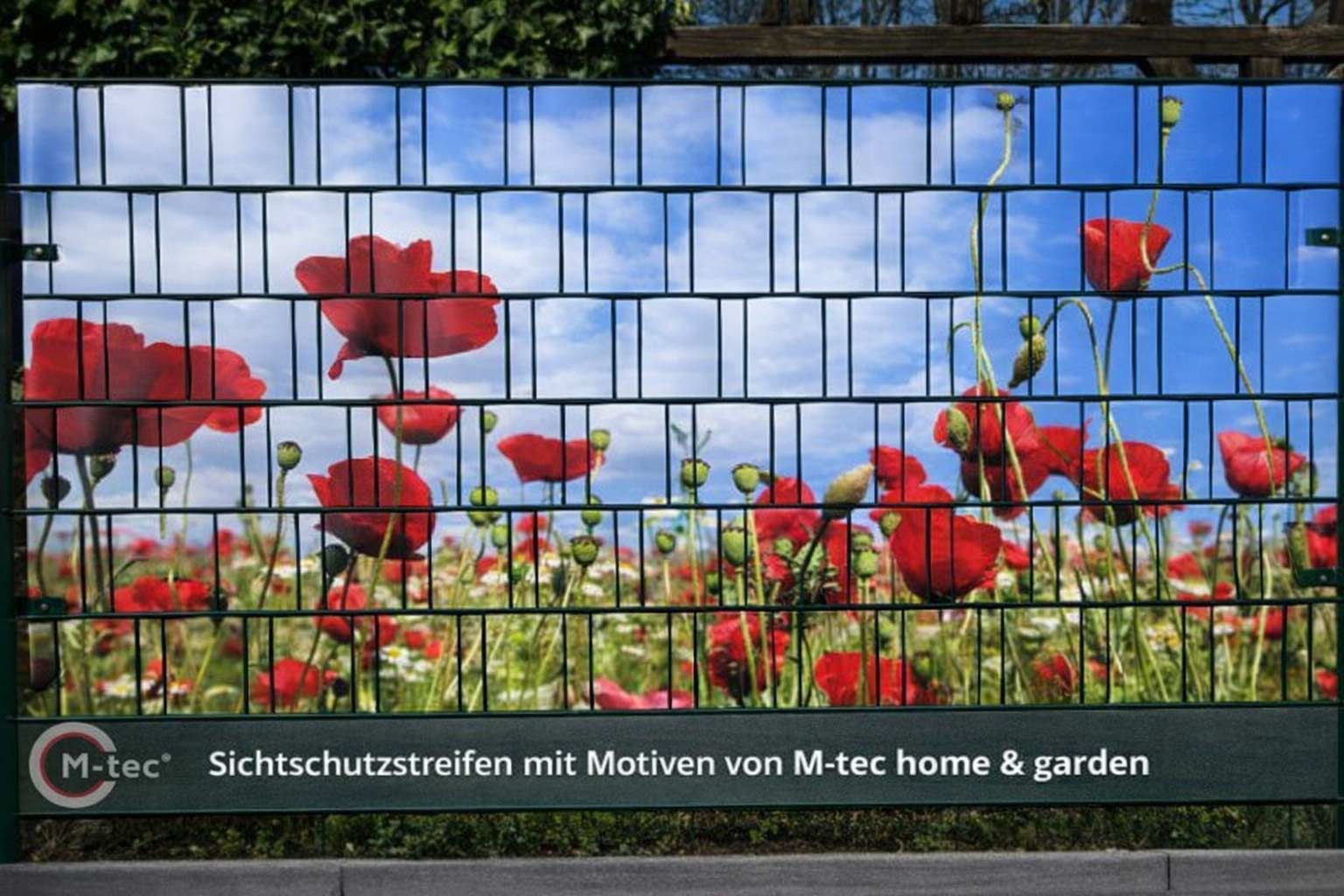 m-tec zaundruck mit wunschmotiv