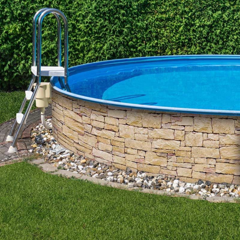 M-tec print® Poolverkleidung Sandstein Tessin