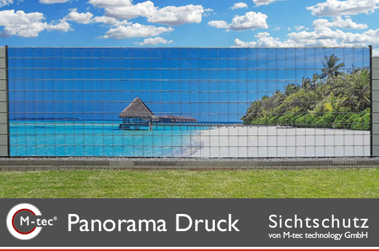 M-tec Panorama Druck Sichtschutz M-tec Panorama Druck Sichtschutz
