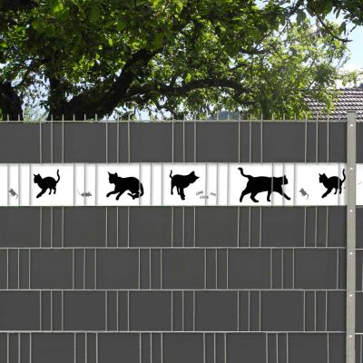 Weich PVC Sichtschutzstreifen - Katzen